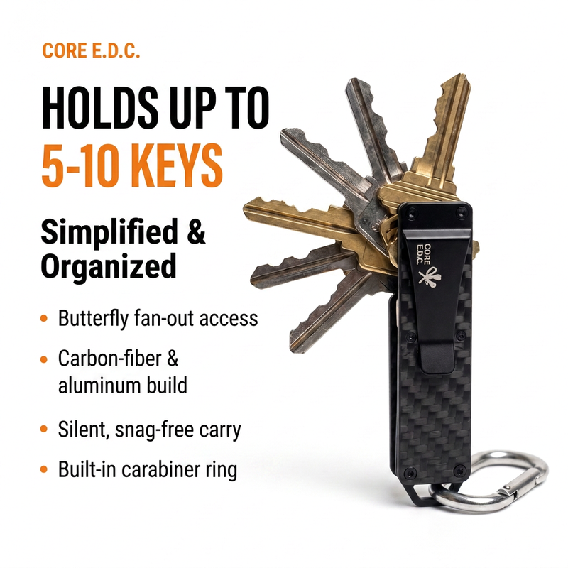 Core E.D.C. Double-Sided Compact Key Holder 1.0