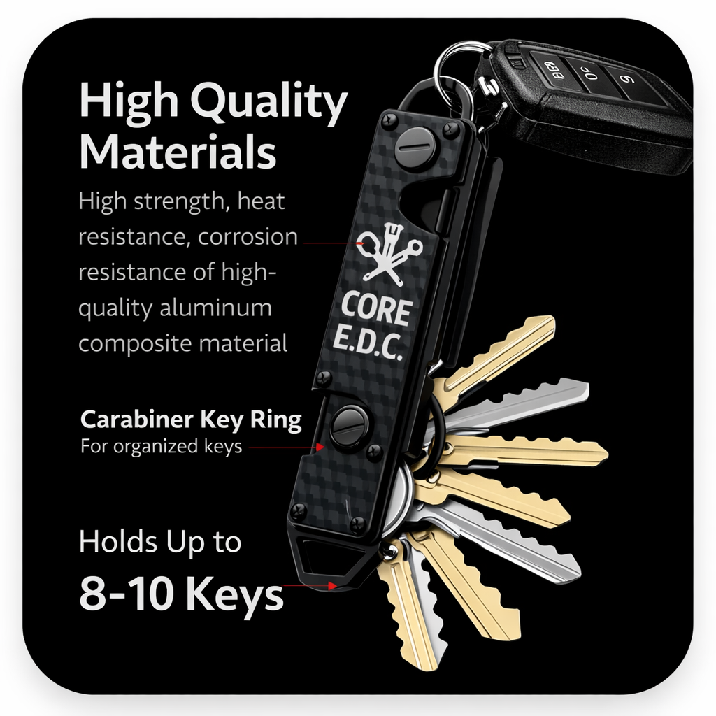 Core E.D.C. Double-Sided Compact Key Holder 1.0