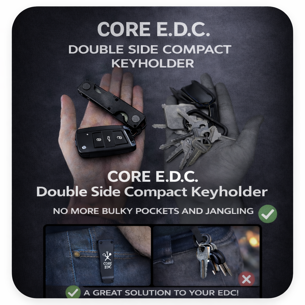 Core E.D.C. Double-Sided Compact Key Holder 1.0